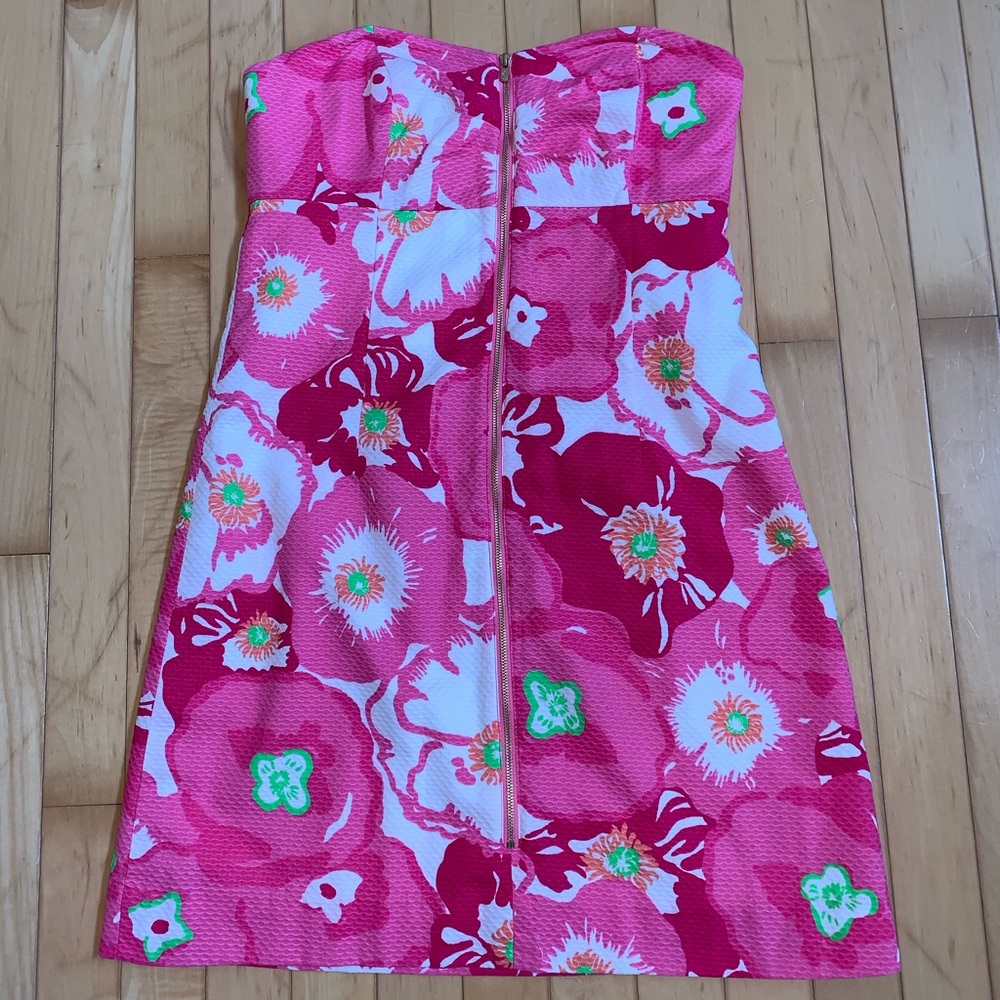 Like new! Lily Pulitzer strapless dress   Size s.